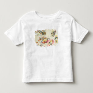 Camiseta De Bebé Estudio de Paul Gauguin el de gatos y de una