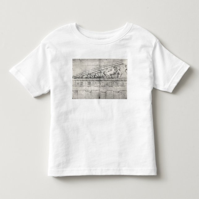 Camiseta De Bebé Estudio de un frontón del Parthenon (Anverso)
