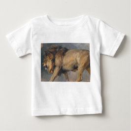 Camiseta De Bebé Estudio de un león (por Edwin Henry Landseer)