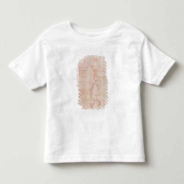 Camiseta De Bebé Estudio de W.18v de los capitales de columna (Anverso)