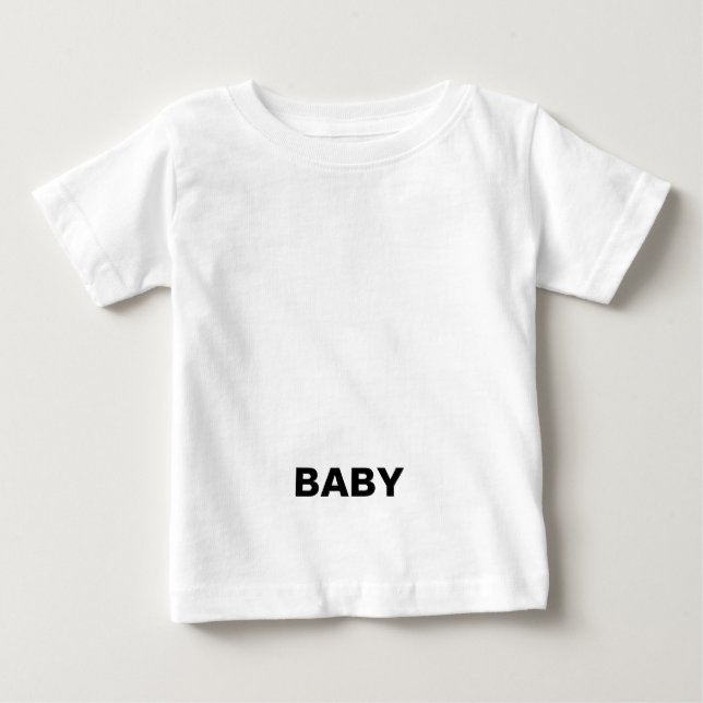 Camiseta De Bebé Etiqueta de elemento genérico (Anverso)