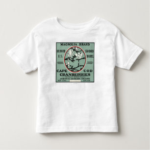 Camiseta De Bebé Etiqueta del arándano de la marca de la magnolia