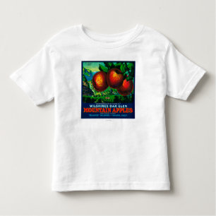 Camiseta De Bebé Etiqueta del cajón de Apple de la cañada del roble