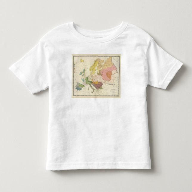 Camiseta De Bebé Etnográfico, Europa (Anverso)