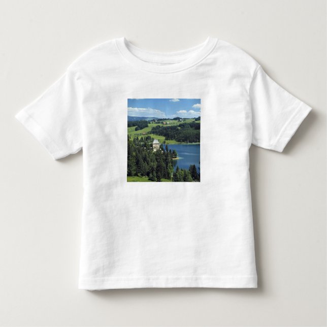 Camiseta De Bebé Europa, Austria, Fuschl. Castillo Schloss Fuschl (Anverso)