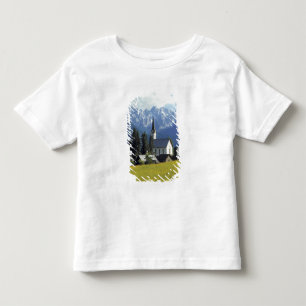 Camiseta De Bebé Europa, Austria, Gosau. La aguja de la iglesia
