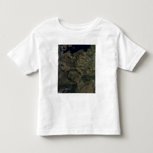Camiseta De Bebé Europa Central (Anverso)