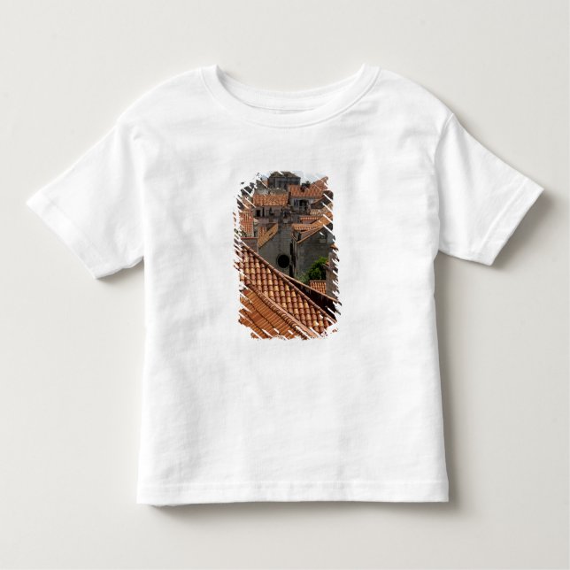 Camiseta De Bebé Europa, Croacia. Ciudad medieval amurallada 2 (Anverso)