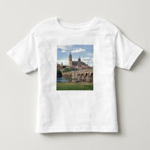 Camiseta De Bebé Europa, España, Salamanca. El puente romano sobre