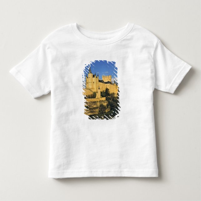 Camiseta De Bebé Europa, España, Segovia. El imponente Alcázar, (Anverso)
