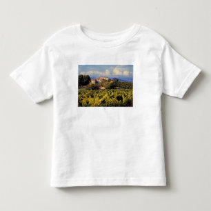 Camiseta De Bebé Europa, Francia, Bonnieux. Viñedos cubren el