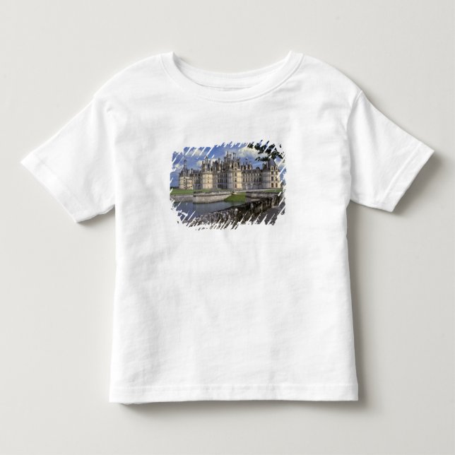 Camiseta De Bebé Europa, Francia, Chambord. Imponente castillo (Anverso)