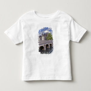 Camiseta De Bebé Europa, Francia, Chambord. Un puente de piedra con