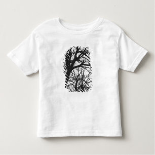 Camiseta De Bebé Europa, Francia, París. Árboles de invierno, Marco