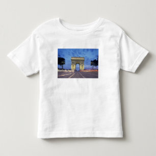 Camiseta De Bebé Europa, Francia, París. Arco de Triunfo visto