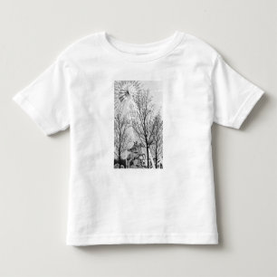 Camiseta De Bebé Europa, Francia, París. Estatua y rueda de la fort