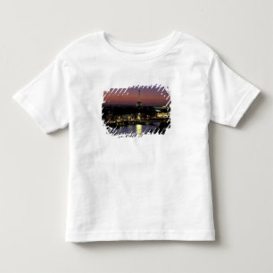 Camiseta De Bebé Europa, Francia, París, Vista al atardecer de la T