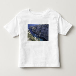 Camiseta De Bebé Europa, Francia, Provenza, Calanques. Piedra caliz