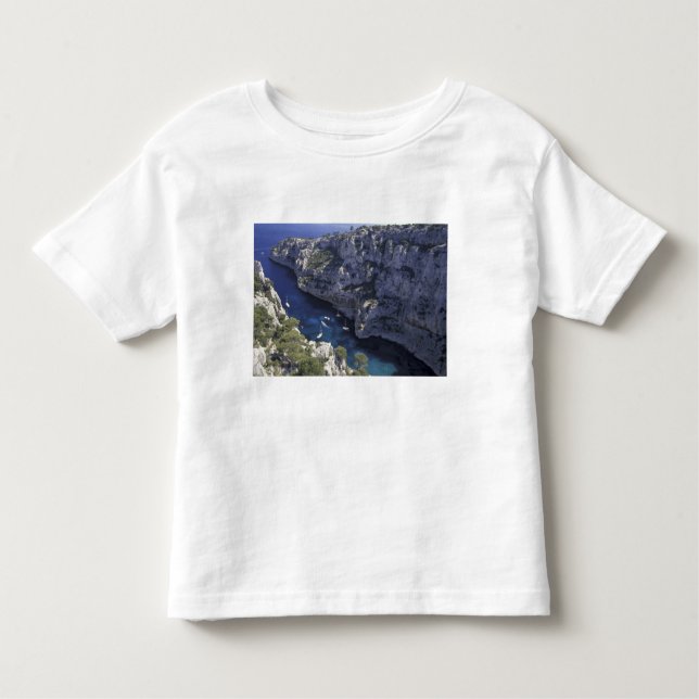 Camiseta De Bebé Europa, Francia, Provenza, Calanques. Piedra caliz (Anverso)