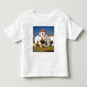 Camiseta De Bebé Europa, Grecia, Mykonos. Redes de pesca se secan e