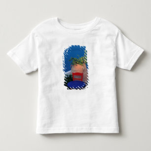 Camiseta De Bebé Europa, Grecia, Santorini. Terraza con vista al ma