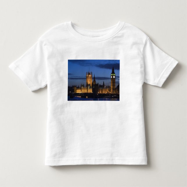 Camiseta De Bebé Europa, INGLATERRA, Londres: Cámaras del Parlament (Anverso)