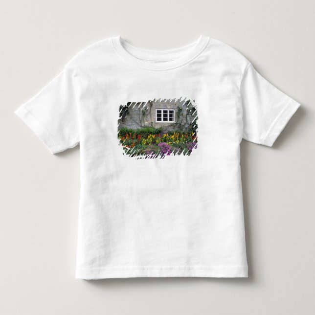 Camiseta De Bebé Europa, Inglaterra, Teffont Magna. Las flores llen (Anverso)