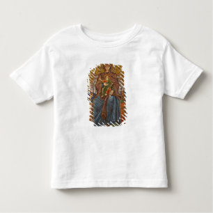 Camiseta De Bebé Europa, Italia, Sicilia, Taormina. Madonna y niño
