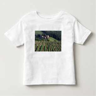 Camiseta De Bebé Europa, Italia, Toscana. Cyprus de villa escénica.