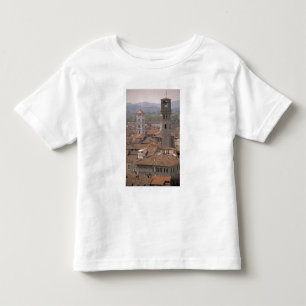 Camiseta De Bebé Europa, Italia, Toscana, Lucca, Panorama de la ciu