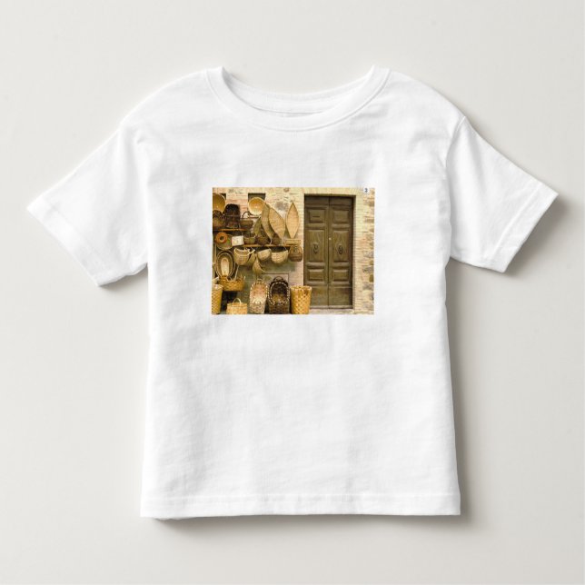 Camiseta De Bebé Europa, Italia, Toscana, Montalcino.Canasta (Anverso)