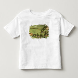 Camiseta De Bebé Europa, Italia, Toscana, Monticchiello. Curvo