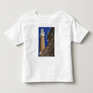 Camiseta De Bebé Europa, Italia, Toscana, Siena. Torre del Sol