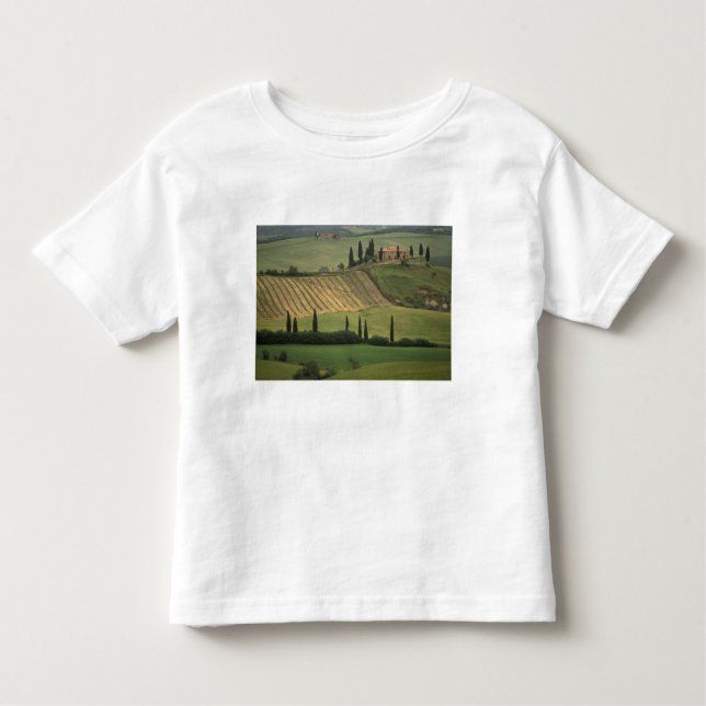 Camiseta De Bebé Europa, Italia, Toscana, Val d'Orcia, Toscana (Anverso)