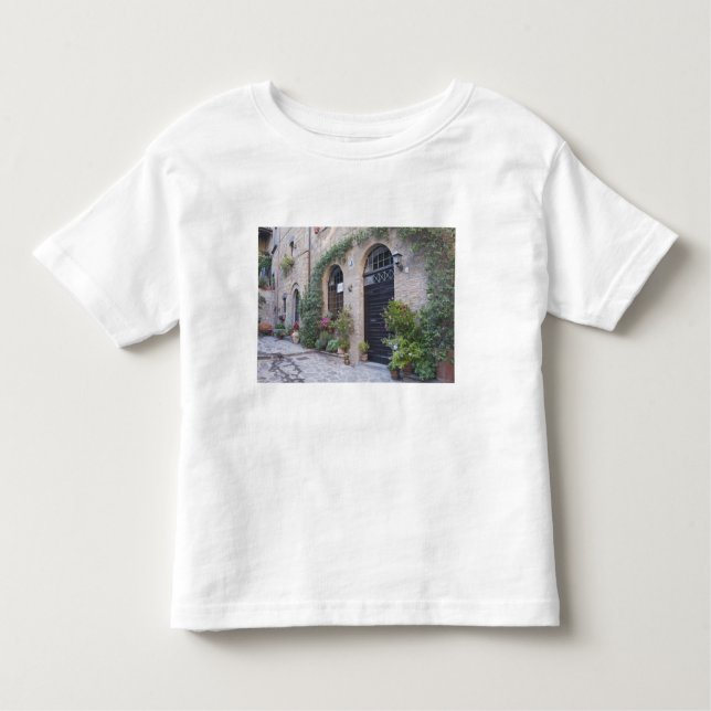 Camiseta De Bebé Europa, Italia, Umbría, Civita, Casa Tradicional (Anverso)