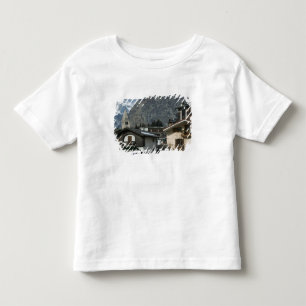 Camiseta De Bebé Europa, Italia, Valle d'Aosta, COURMAYEUR: Ciudad