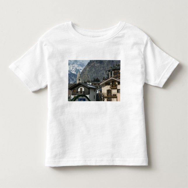 Camiseta De Bebé Europa, Italia, Valle de Aosta, Colombia: Ciudad (Anverso)