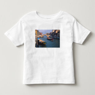 Camiseta De Bebé Europa, Italia, Venecia. Barcos que traen