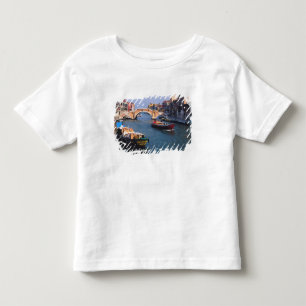 Camiseta De Bebé Europa, Italia, Venecia. Barcos que traen