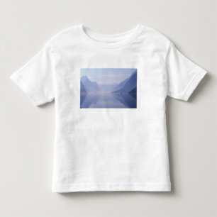 Camiseta De Bebé Europa, Noruega. Paredes verticales reflejadas en