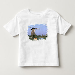 Camiseta De Bebé Europa, Países Bajos, Zuid Holland, Kinderdijk.2