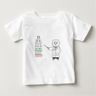 Camiseta De Bebé Examen de la vista (optometrista)