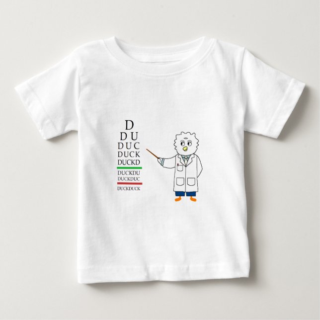 Camiseta De Bebé Examen de la vista (optometrista) (Anverso)