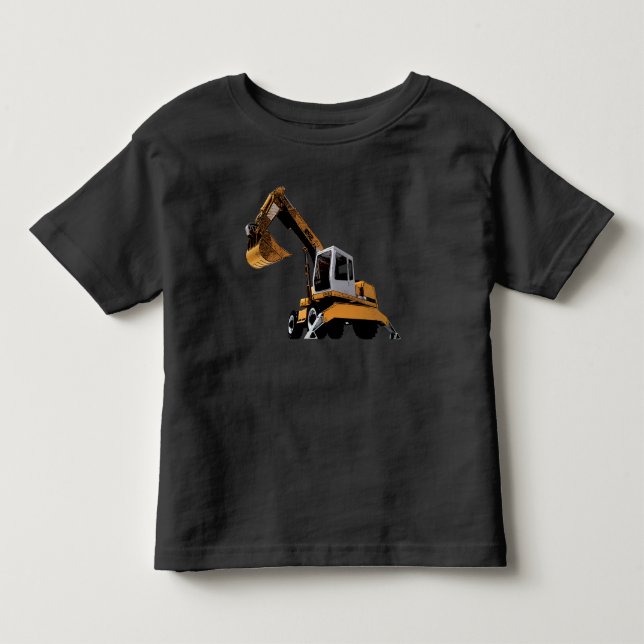 Camiseta De Bebé Excavador (Anverso)