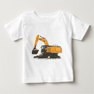 Camiseta De Bebé Excavador enorme de la suciedad