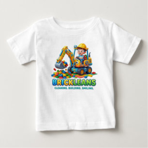CAMISETA DE BEBÉ EXCAVADORA
