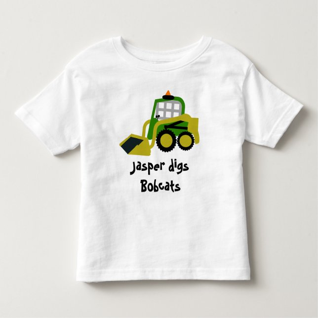 Camiseta De Bebé excavadora Bobcat (Anverso)