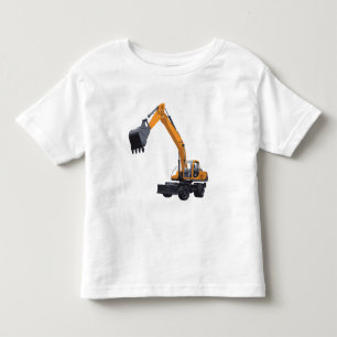 Camiseta De Bebé Excavadora de construcción