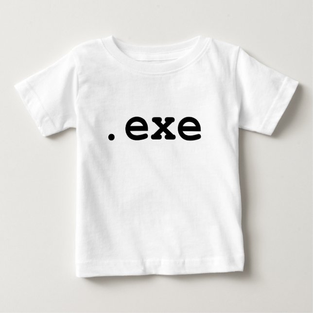 CAMISETA DE BEBÉ .EXE (Anverso)