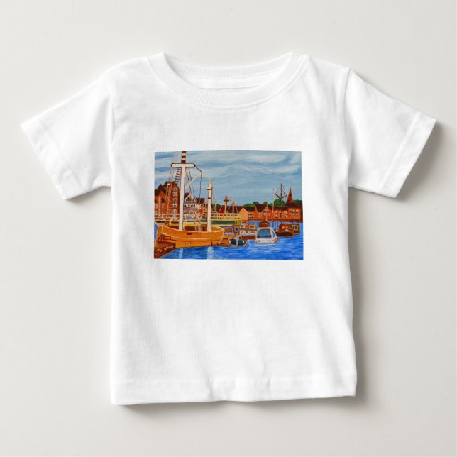 Camiseta De Bebé Exeter Devon England (Anverso)